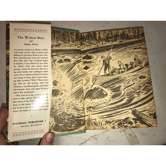 The Walton Boys and Rapids Ahead Hardback Vintage Book - Picture 5 of 11